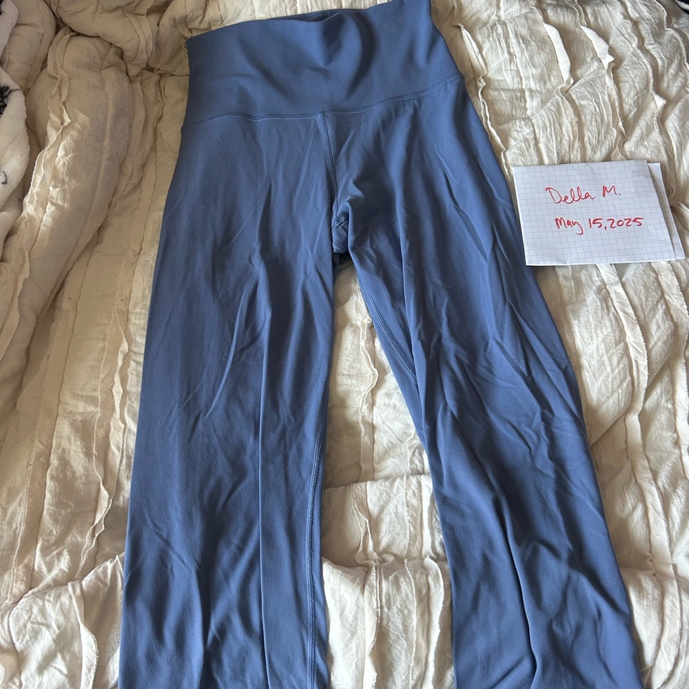 Lululemon Athletica Blue Leggings High-Waisted